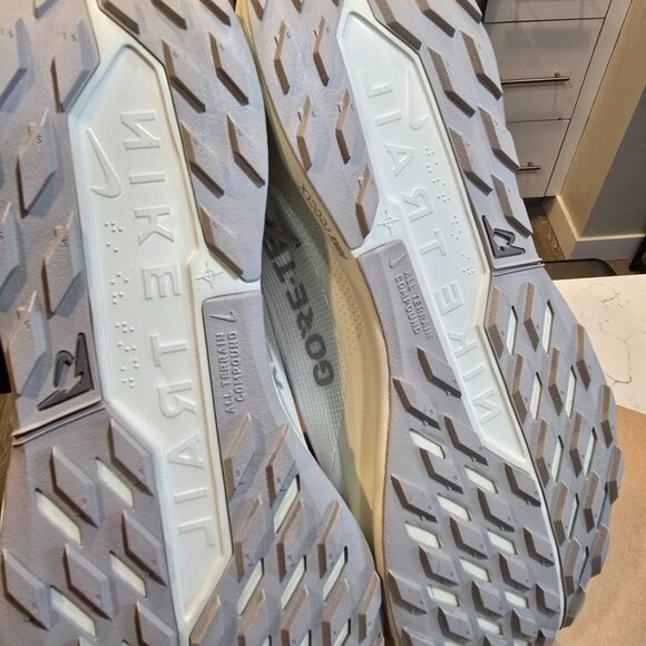 Nike x REACTX Pegasus Trail 5 GTX Gore-Tex SUMMIT WHITE/COLLEGE GREY MEN 13 NEW - Picture 9 of 14